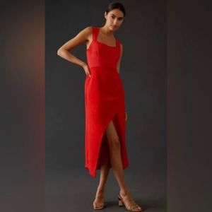 Worn once Anthropologie red dress